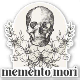 Sticker Memento Mori- Vinyl