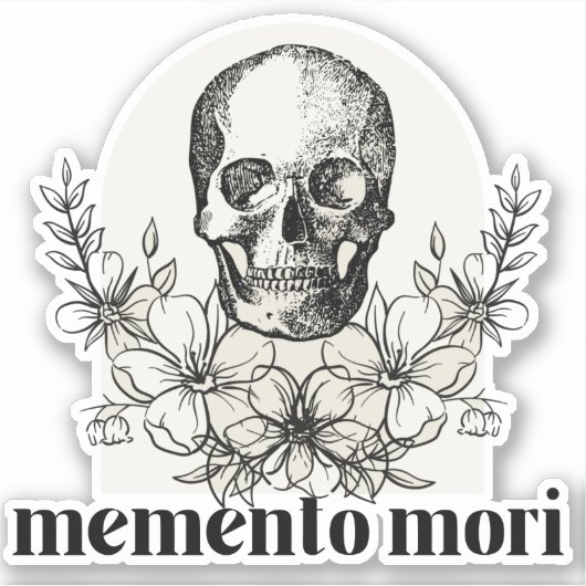 Sticker Memento Mori- Vinyl (Devant)