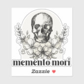 Sticker Memento Mori- Vinyl (Feuille)