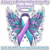 Sticker Mémoire Prévention personnalisée du suicide (Devant)