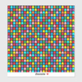 Sticker Mémoires multicolores (Feuille)