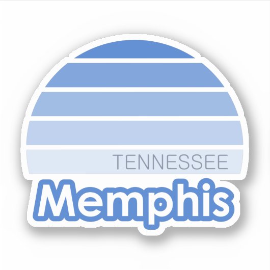 Sticker Memphis Tennessee (Devant)