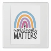 Sticker Mental Health Matters (Devant)