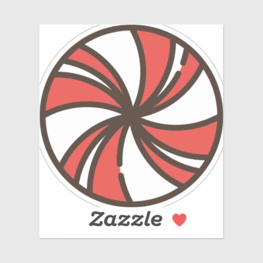 Sticker menthe-3 (Feuille)