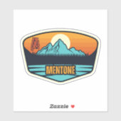 Sticker Mentone, Alabama (Feuille)