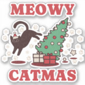 Sticker Meowy Catmas (Devant)