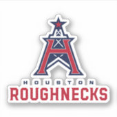 Sticker Merch classique Houston Roughnecks (Devant)