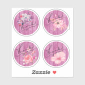 Sticker Merci (Feuille)