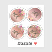 Sticker Merci (Feuille)