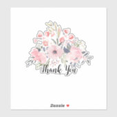 Sticker Merci (Feuille)