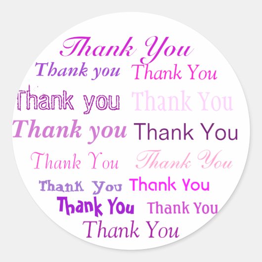 Sticker Merci (Devant)