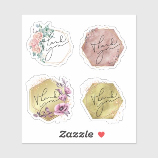 Sticker Merci (Feuille)