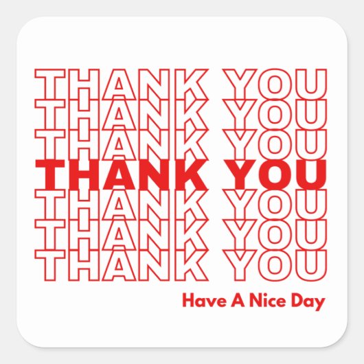 Sticker Merci (Devant)