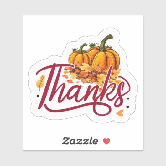 Sticker Merci  (Feuille)