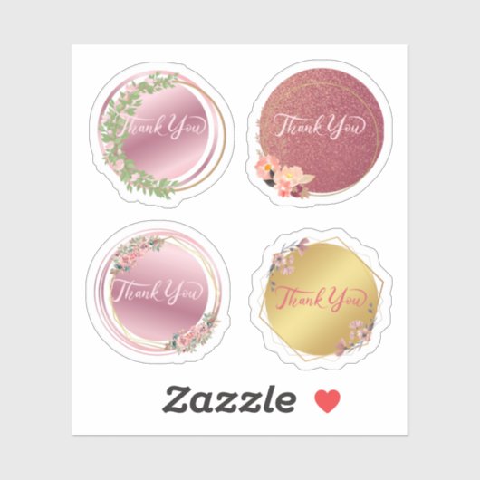 Sticker Merci (Feuille)