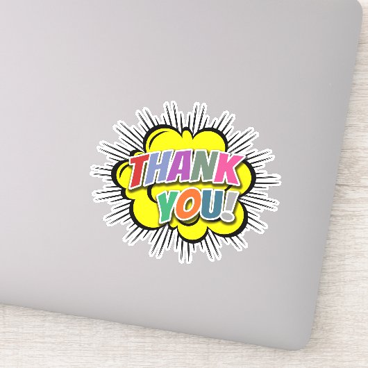 Sticker Merci (Détail)