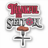 Sticker Merci à Seitan (Devant)