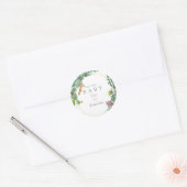 Sticker Merci baby shower (Enveloppe)