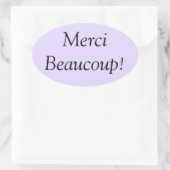 Sticker Merci Beaucoup (Sac)