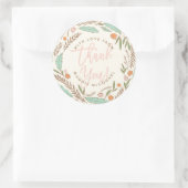 Sticker Merci bébé automne printemps chaud (Sac)