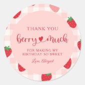 Sticker Merci Berry Sweet (Devant)