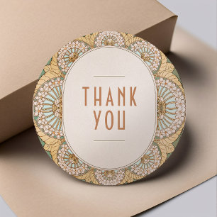 Sticker Merci Bougainvillea Art Nouveau