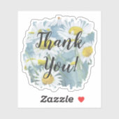 Sticker Merci Chamomile (Feuille)