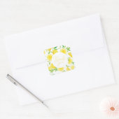 Sticker Merci Citrus Lemon Baby shower (Enveloppe)