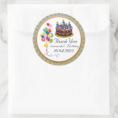 Sticker Merci d'anniversaire (Sac)