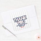 Sticker Merci d'anniversaire de baseball (Enveloppe)