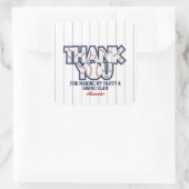 Sticker Merci d'anniversaire de baseball (Sac)