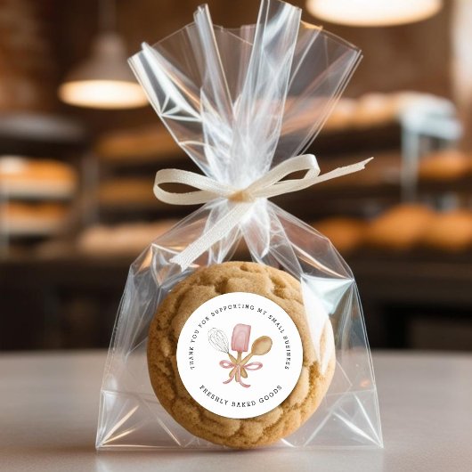 Sticker Merci de boulangerie moderne