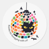 Sticker Merci de boule Disco Halloween (Devant)