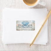 Sticker Merci de design de bijoux en diamant étinc (En situation)