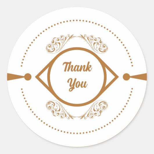 Sticker Merci de luxe (Devant)