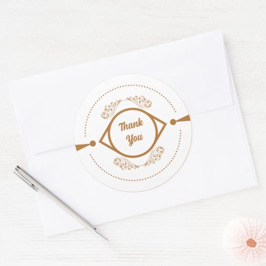 Sticker Merci de luxe (Enveloppe)