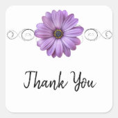 Sticker Merci de marguerite violette (Devant)