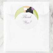 Sticker Merci de mariée et de chambre (Sac)