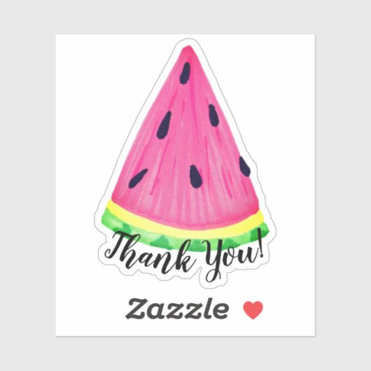 Sticker Merci de pastèque (Feuille)