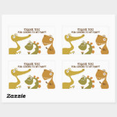 Sticker Merci Dinosaur Land (Feuille)