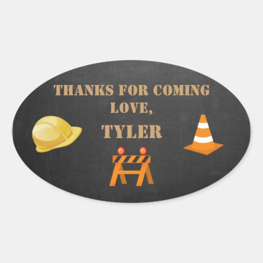 Sticker Merci du chantier (Devant)