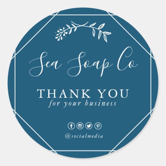 Sticker Merci | Entreprise (Devant)