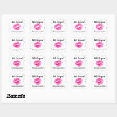 Sticker Merci Flirty Fuchsia - LipSense (Feuille)