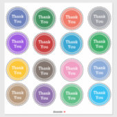 Sticker "Merci" Gratuit (Feuille)