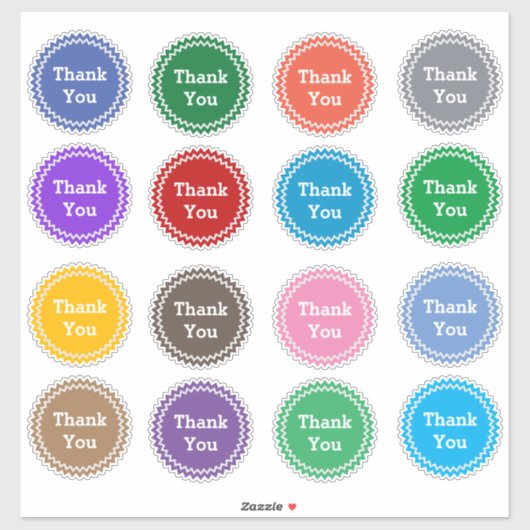 Sticker "Merci" Gratuit (Feuille)