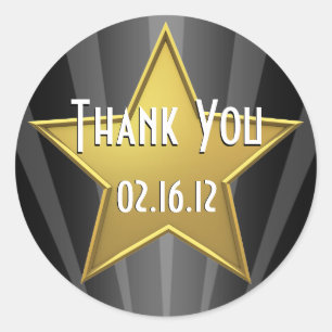 Sticker Merci Hollywood Star