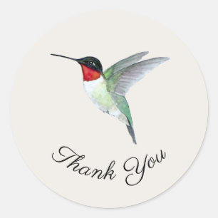 Sticker Merci Hummingbird