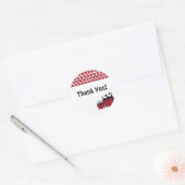 Sticker Merci LadyBug CUTE (Enveloppe)