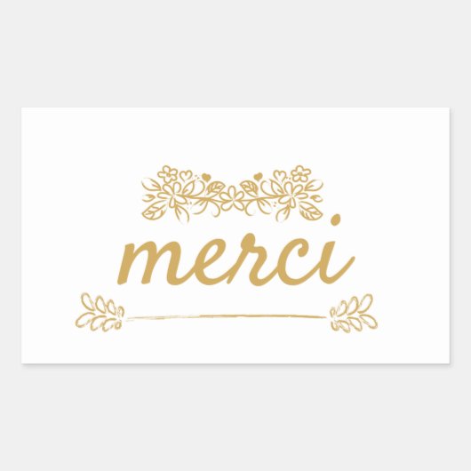 Sticker Merci Merci (Devant)