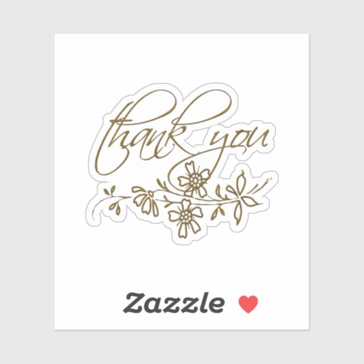 Sticker Merci mignon (Feuille)